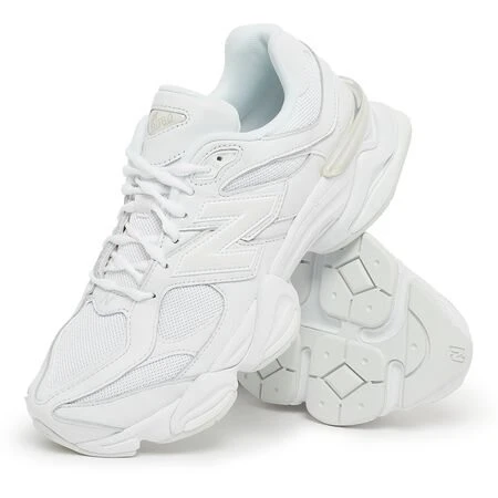 New Balance 9060 Triple White - Resim 4