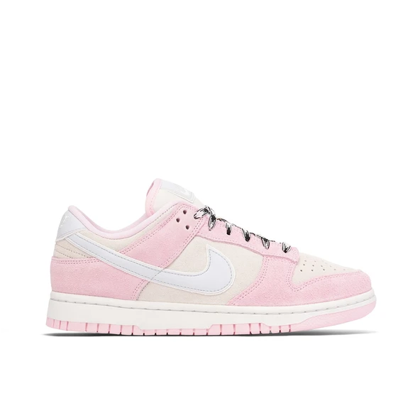 Nike Dunk Low Pink Foam Suede Womens ürün görseli