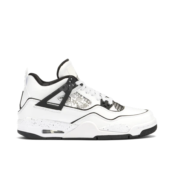 Nike Air Jordan Retro 4 GS DIY