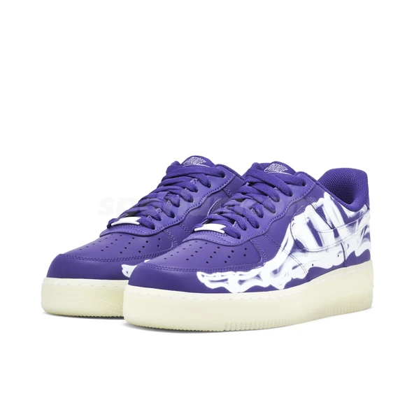 Nike Air Force 1 07 Purple Skeleton - 3