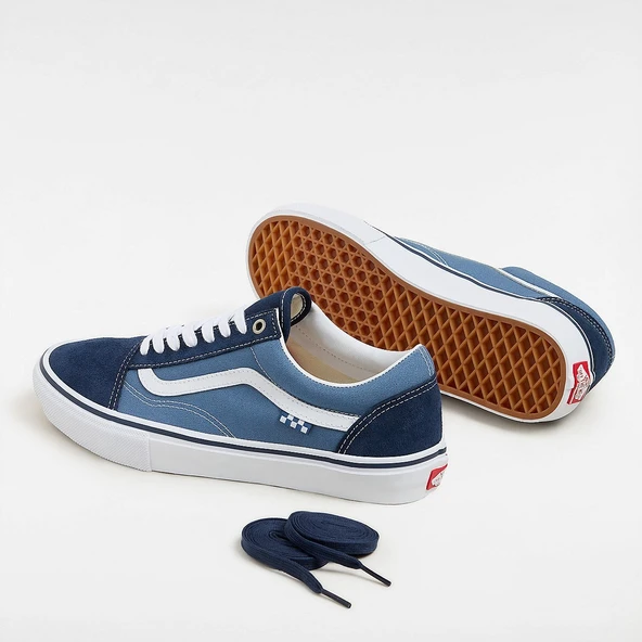 Vans Vans Skate Old Skool Navy White - Resim 2