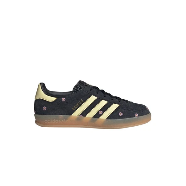 Adidas Gazelle Indoor Core Black Almost Yellow Floral ürün görseli
