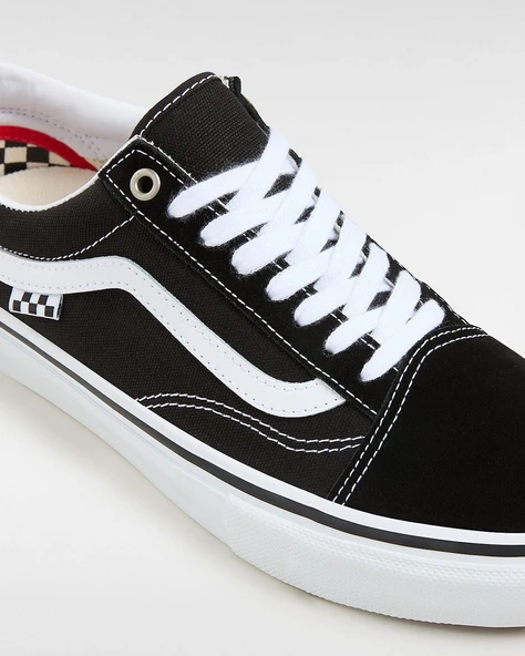 Nike Vans Skate Old Skool Black White - Resim 4