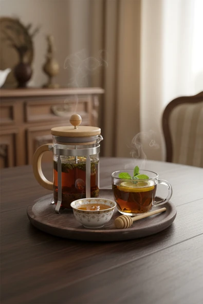 Bambum Patrin - Yuvarlak Tabak Küçük ürün görseli