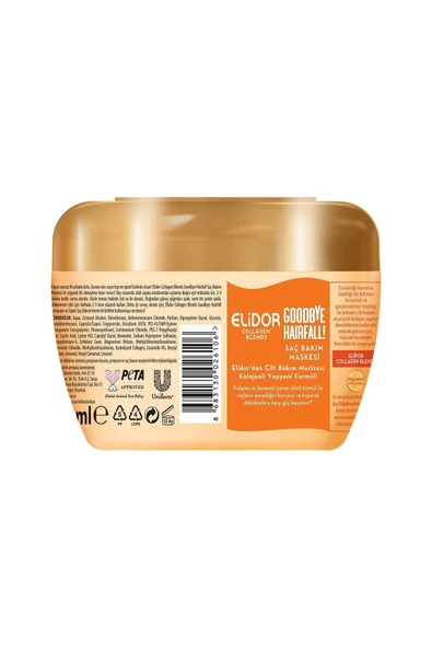 Elidor Collagen Blends Saç Bakım Maskesi Goodbye Hairfall Saç Dökülmelerine Karşı 160 ml - 8