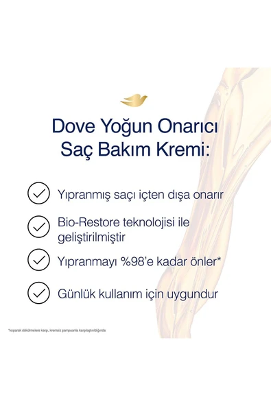 Dove Ultra Care Saç Bakım Şampuanı Yoğun Onarıcı Yıpranmış Saçlar 400 ml X3 - 8