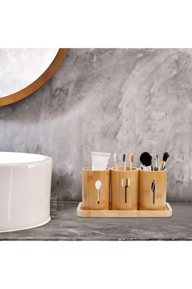 Miccho - 4 Parça Standlı Kaşıklık Yuvarlak - 4