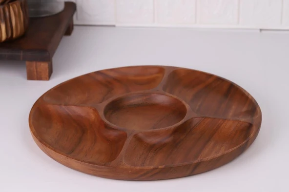 Atby  AKASYA BÖLMELİ TABAK  33CM J/11 - 4