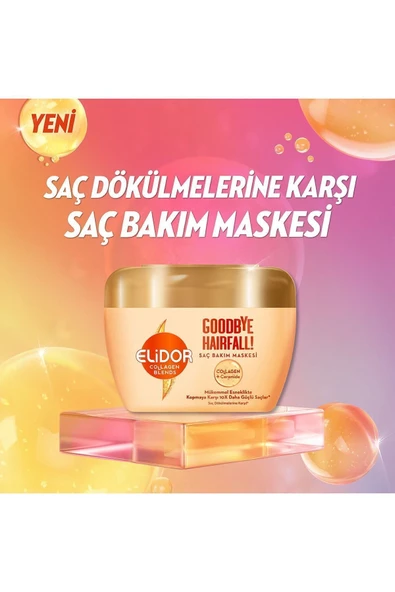 Elidor Collagen Blends Saç Bakım Maskesi Goodbye Hairfall Saç Dökülmelerine Karşı 160 ml - 3