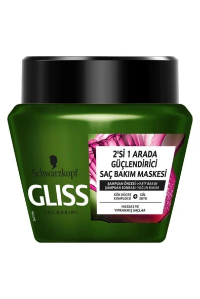 Gliss Schwarzkopf Gliss Bio-Tech Saç Bakim Maskesi 300 Ml - 2