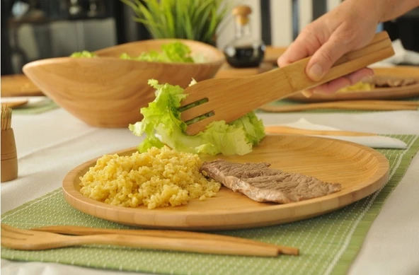 Bambum Penne –  Yuvarlak Tabak Büyük 28 CM - 2