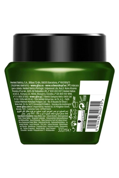 Gliss Schwarzkopf Gliss Bio-Tech Saç Bakim Maskesi 300 Ml - 3