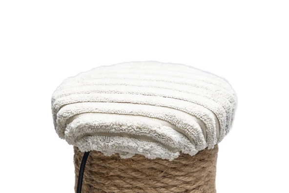 Beeztees DBL Kedi Tırmalama ve Oyuncağı, Açık Gri, 35x35x50cm - Resim 7