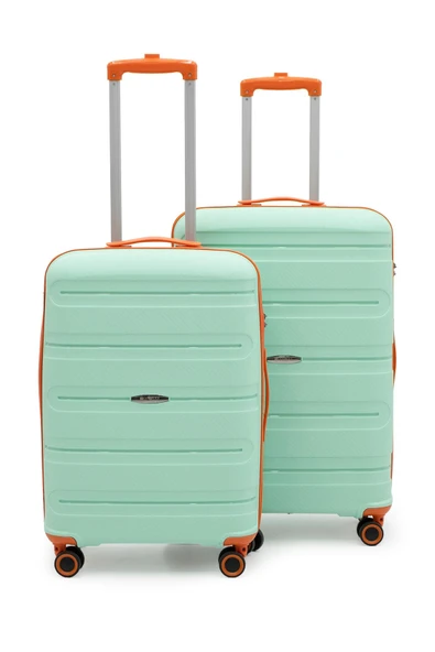Artemis Polipropilen&Kırılmaz 2'li Valiz Seti Büyük&Orta - Su Yeşili