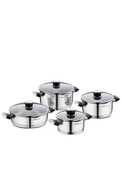 Korkmaz A2087 Pera 8 Parça Tencere Seti - Resim 2