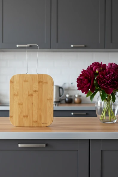 Zoe - Çelik Saplı Kesme Tahtası Küçük - 2