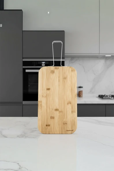 Zoe - Çelik Saplı Kesme Tahtası Orta ürün görseli