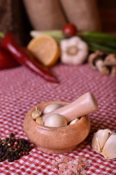 Bambum Mortero - Mermer Havan Sarı