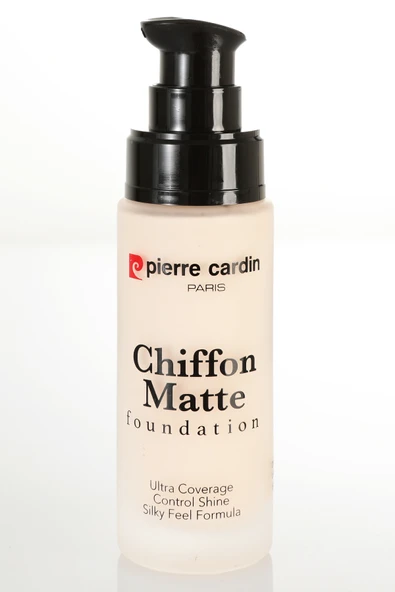 Pierre Cardin Chiffon Touch Mat Görünüm Veren Fondöten-White Porcelain-777 - 3