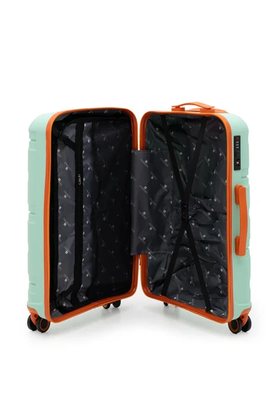 Artemis Polipropilen&Kırılmaz 2'li Valiz Seti Büyük&Orta - Su Yeşili - 5