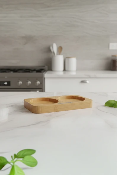 Bambum Base - Yağlık Sirkelik Standı - Dikdörtgen Küçük ürün görseli