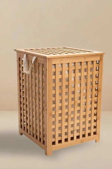 Mien BAMBU ÇAMAŞIR ŞEPETİ 45*45*62CM - 3