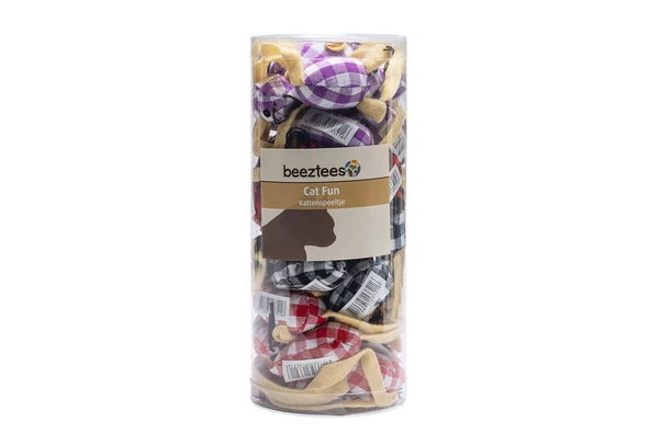 Beeztees Kedi Oyuncağı, Kumaş Fare, Çeşitli Renklerde, 13x3,5x3cm - Resim 7