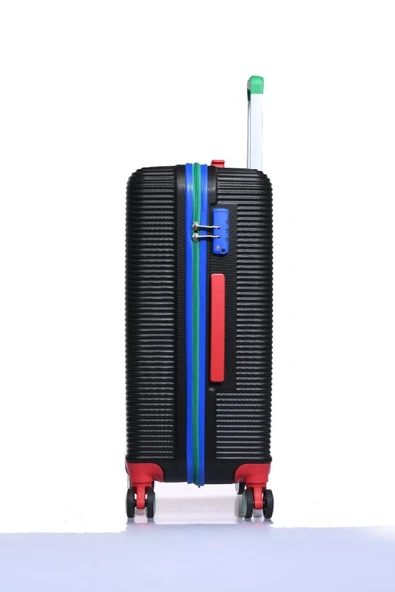 United Colors Of Benetton 3'lü Valiz Seti Siyah BNT500 - 3