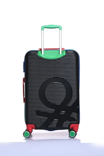 United Colors Of Benetton 3'lü Valiz Seti Siyah BNT500 - 4