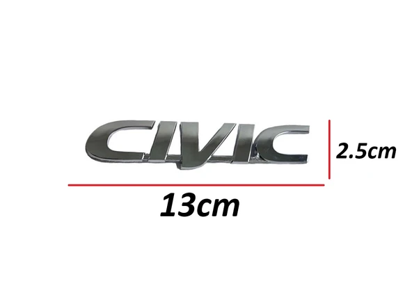 Honda Civic Yazı 1996-2000 Arka  (Civic Yazısı) ,75765-S04-000