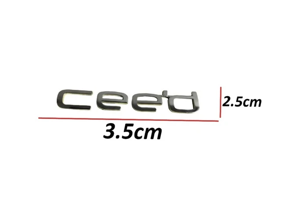Kia Ceed Yazı 2013-18 Arka  (Ceed Yazısı) ,86320-A2000
