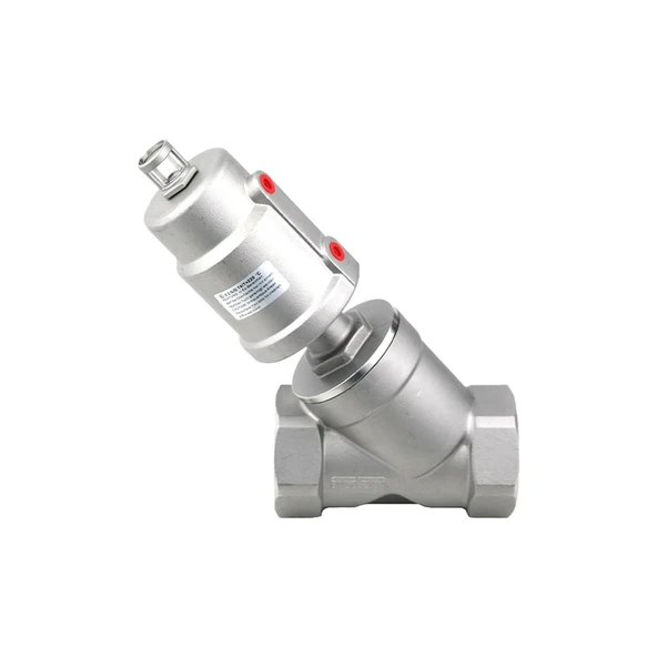 1/2" PNOMATİK PİSTONLU Y TİPİ VANA 316