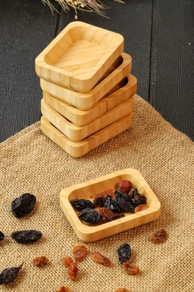 Bambum Mini Sosluk Dikdörtgen - Büyük 6 Lı