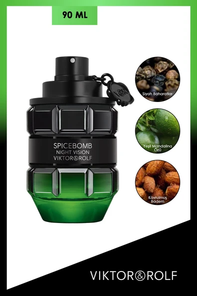 VİKTOR&ROLF Spicebomb Nightvision Edt 90 Ml Erkek Parfümü 3614272191556