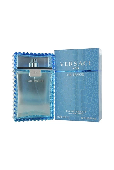 VERSACE Man Eau Fraiche Edt 200 ml Erkek Parfüm 8011003803132 - Resim 2