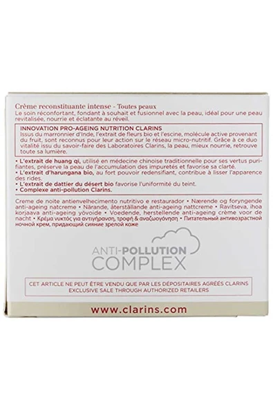 CLARİNS Nutri Lumiere Night Cream 50 ml Besleyici Gece Kremi - 3