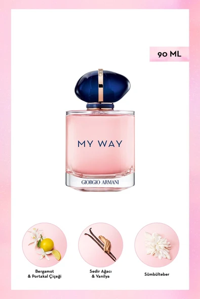 GİORGİO ARMANİ My Way Edp 90 ml Kadın Parfüm 3614272907690 ürün görseli