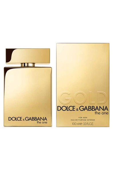 DOLCE&GABBANA D&g The One Men Gold 100ml Edp Intense - Resim 2