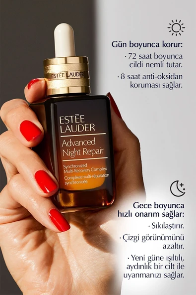ESTEE LAUDER Yaşlanma Karşıtı Serum - Advanced Night Repair Onarıcı Gece Serumu 50 ml - Resim 2
