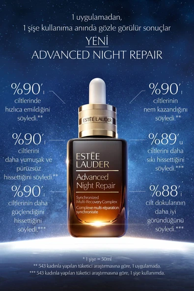 ESTEE LAUDER Yaşlanma Karşıtı Serum - Advanced Night Repair Onarıcı Gece Serumu 50 ml - Resim 4
