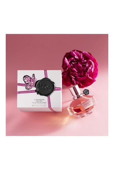 VİKTOR&ROLF Flowerbomb Nectar Edp 50 ml Kadın Parfümü 3614272046283 - Resim 5