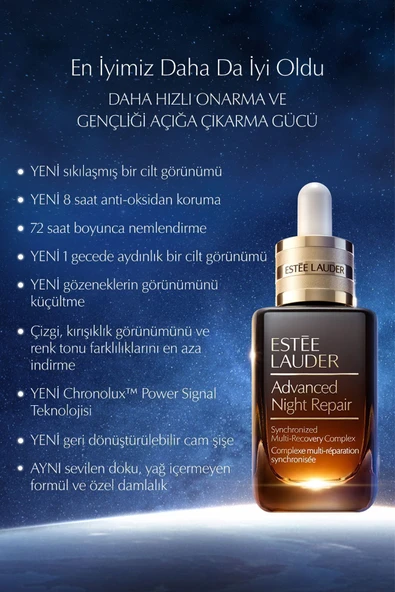 ESTEE LAUDER Yaşlanma Karşıtı Serum - Advanced Night Repair Onarıcı Gece Serumu 50 ml - Resim 5