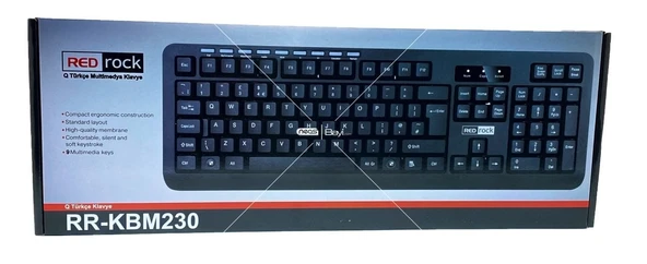 Redrock RR-KBM230 Q Usb Siyah Klavye
