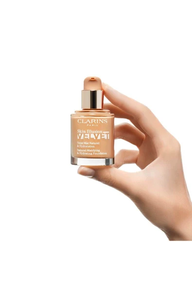 CLARİNS Skin Illusion Vel 108.3N 30 Ml Matlaştırıcı Fondöten - Resim 3
