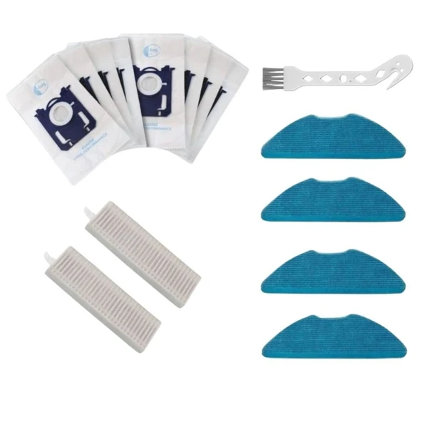 Philips HomeRun 3000 Serisi Aqua XU3000, XU3100, XU3110, XU2100 ile Uyumlu Robot Süpürge Bakım Seti - Resim 5