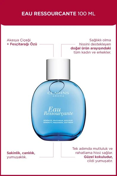CLARİNS Eau Ressourçante 100 ml Vücut Spreyi ürün görseli