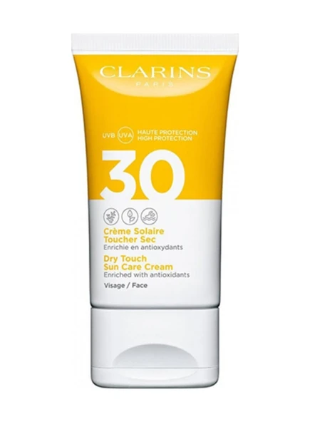 CLARİNS Sun Face Cream Spf 30 50ml. Güneş Kremi