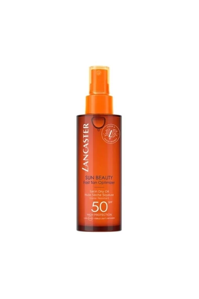 LANCASTER K Sun Beauty Dry Oil Fast Tan Optimizer Spf50 150 Ml - Resim 2