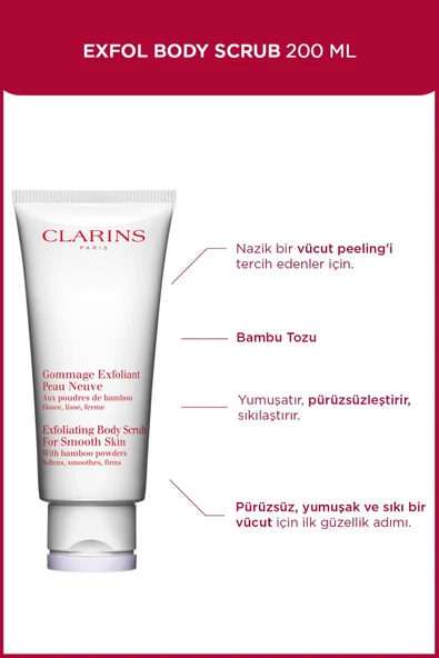 CLARİNS Exfoliating Body Scrub For Smooth Skin 200 ml Vücut Peelingi ürün görseli