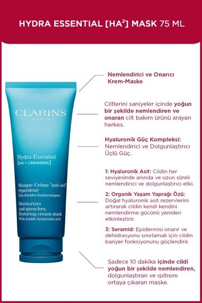 CLARİNS HYDRA ESSENTIAL [HA²] MASK 75ML ürün görseli